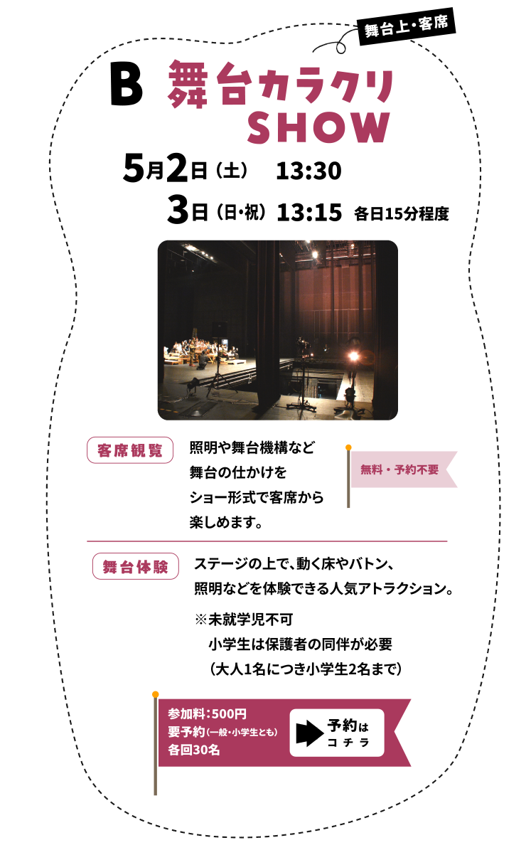 舞台からくりショー